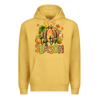 Antique Gold Tis' the season Fall American Football Premium Hoodie - RanaPortraitStore