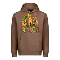 Chestnut Tis' the season Fall American Football Premium Hoodie - RanaPortraitStore
