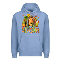 Colony Blue Tis' the season Fall American Football Premium Hoodie - RanaPortraitStore