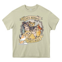 Mossy Cats Against Cat Calls Heavy Core Tee - Bettercallsaul