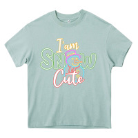 Arona T am SNOW CUTE Heavy Core Tee - CowhideDigitalArt