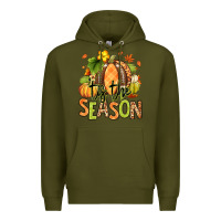 Army Green Tis' the season Fall American Football Premium Hoodie - RanaPortraitStore