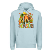 Blue Mist Tis' the season Fall American Football Premium Hoodie - RanaPortraitStore
