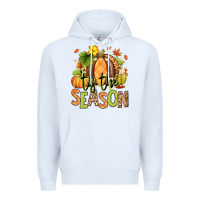 White Tis' the season Fall American Football Premium Hoodie - RanaPortraitStore