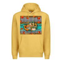 Antique Gold Fall Pumpkins Premium Hoodie - RanaPortraitStore