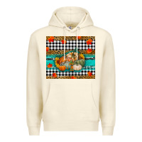 Sandshell Fall Pumpkins Premium Hoodie - RanaPortraitStore