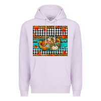 Lilac Fall Pumpkins Premium Hoodie - RanaPortraitStore
