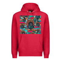 Cardinal Thanksgiving Turkey Premium Hoodie - RanaPortraitStore