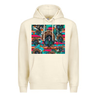 Sandshell Thanksgiving Turkey Premium Hoodie - RanaPortraitStore
