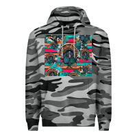 Slate Camo Thanksgiving Turkey Premium Hoodie - RanaPortraitStore