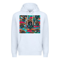 White Thanksgiving Turkey Premium Hoodie - RanaPortraitStore
