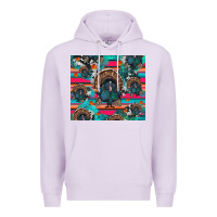 Lilac Thanksgiving Turkey Premium Hoodie - RanaPortraitStore