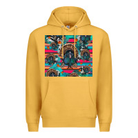 Mustard Thanksgiving Turkey Premium Hoodie - RanaPortraitStore