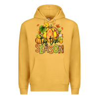 Tis' The Season Fall Softball Premium Hoodie | Teevron