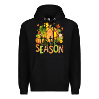Black Tis' the season Fall Softball Premium Hoodie - RanaPortraitStore