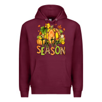 Burgundy Tis' the season Fall Softball Premium Hoodie - RanaPortraitStore