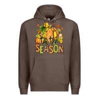 Coffee Tis' the season Fall Softball Premium Hoodie - RanaPortraitStore