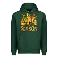 Sports Green Tis' the season Fall Softball Premium Hoodie - RanaPortraitStore