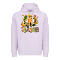 Lilac Tis' the season Fall American Football Premium Hoodie - RanaPortraitStore