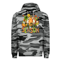 Slate Camo Tis' the season Fall American Football Premium Hoodie - RanaPortraitStore