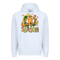 White Tis' the season Fall American Football Premium Hoodie - RanaPortraitStore
