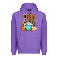 Purple Western Fall gnome Premium Hoodie - RanaPortraitStore