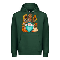 Sports Green Western Fall gnome Premium Hoodie - RanaPortraitStore
