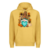 Antique Gold Western Fall gnome Premium Hoodie - RanaPortraitStore