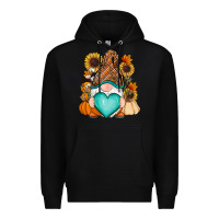 Black Western Fall gnome Premium Hoodie - RanaPortraitStore