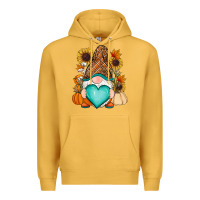 Mustard Western Fall gnome Premium Hoodie - RanaPortraitStore