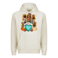 Oatmeal Heather Western Fall gnome Premium Hoodie - RanaPortraitStore
