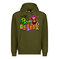 Army Green Boo Heifer baby Cow Premium Hoodie - RanaPortraitStore