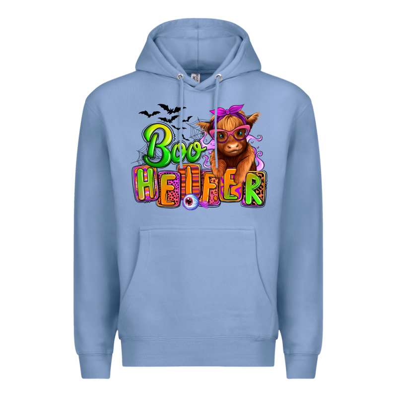 Boo Heifer Baby Cow Premium Hoodie by RanaPortraitStore | Teevron
