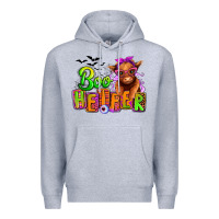 Heather Grey Boo Heifer baby Cow Premium Hoodie - RanaPortraitStore