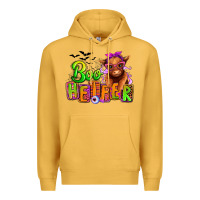 Mustard Boo Heifer baby Cow Premium Hoodie - RanaPortraitStore