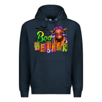 Navy Boo Heifer baby Cow Premium Hoodie - RanaPortraitStore