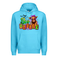 Ocean Blue Boo Heifer baby Cow Premium Hoodie - RanaPortraitStore