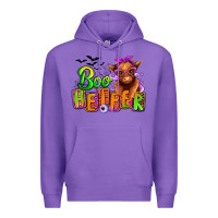 Purple Boo Heifer baby Cow Premium Hoodie - RanaPortraitStore