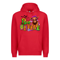 Red Boo Heifer baby Cow Premium Hoodie - RanaPortraitStore