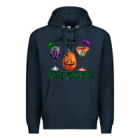Navy Drink Up Witches Halloween Premium Hoodie - RanaPortraitStore