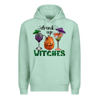 Seafoam Drink Up Witches Halloween Premium Hoodie - RanaPortraitStore