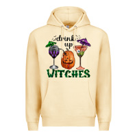 Pina Colada Drink Up Witches Halloween Premium Hoodie - RanaPortraitStore