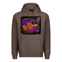Coffee Boo Halloween Premium Hoodie - RanaPortraitStore