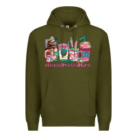 Army Green licensed practical nurse  coffee cup Premium Hoodie - AdoDesignShop