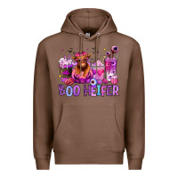 Chestnut Halloween boo Heifer coffee cups Premium Hoodie - RanaPortraitStore