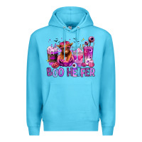 Ocean Blue Halloween boo Heifer coffee cups Premium Hoodie - RanaPortraitStore