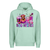 Seafoam Halloween boo Heifer coffee cups Premium Hoodie - RanaPortraitStore