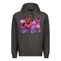 Smoke Halloween boo Heifer coffee cups Premium Hoodie - RanaPortraitStore