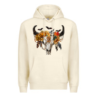 Sandshell Halloween Bull Skull Premium Hoodie - RanaPortraitStore