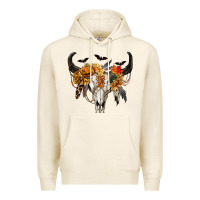 Tofu Halloween Bull Skull Premium Hoodie - RanaPortraitStore